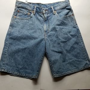 34 W Levi 550 Shorts Strauss & Co. Blue Denim